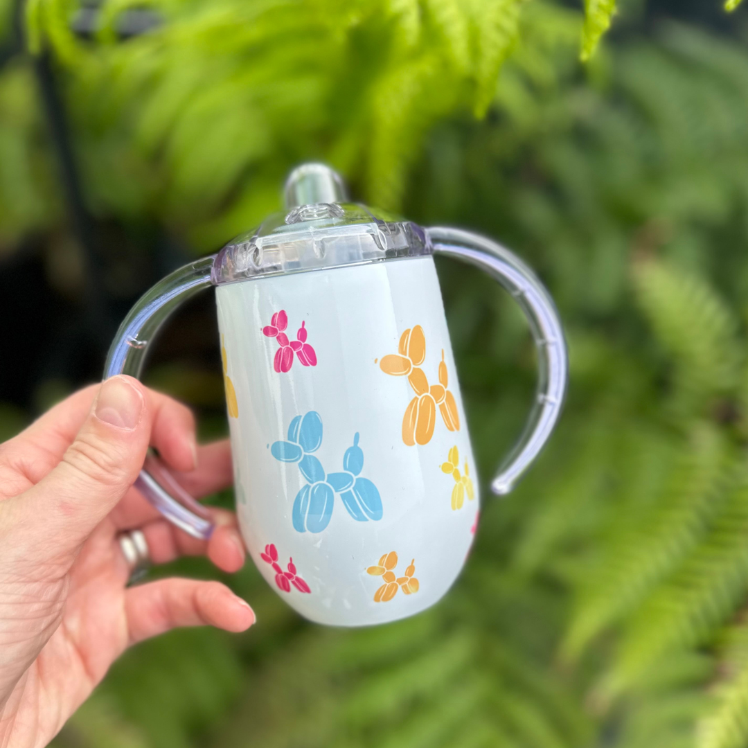 Balloon dog sippy Tumbler