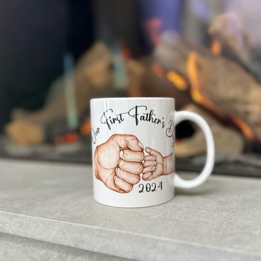 Our First Fathers Day Mug